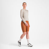 Espresso fietsshirt lange mouwen dames