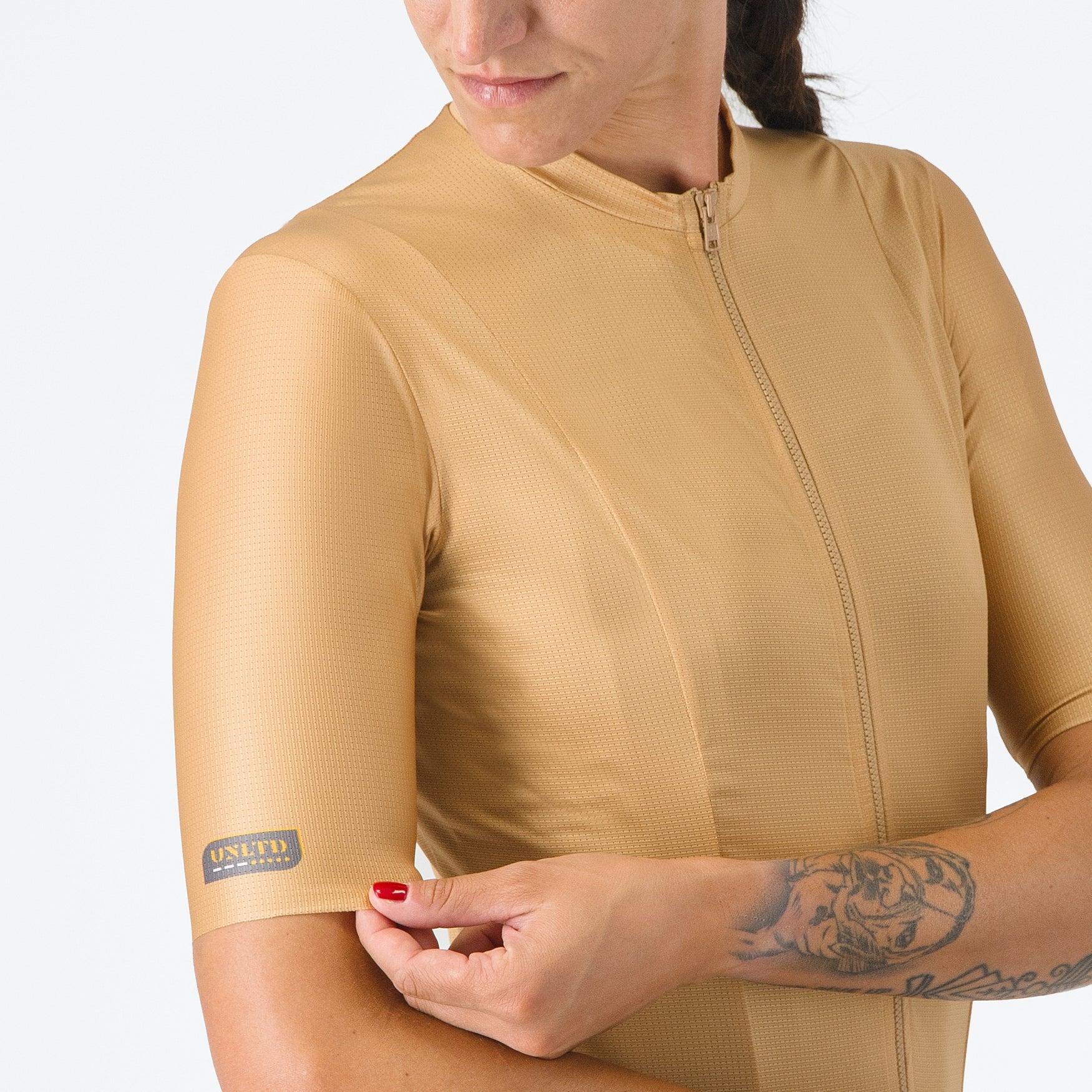 Unlimited fietsshirt korte mouwen dames
