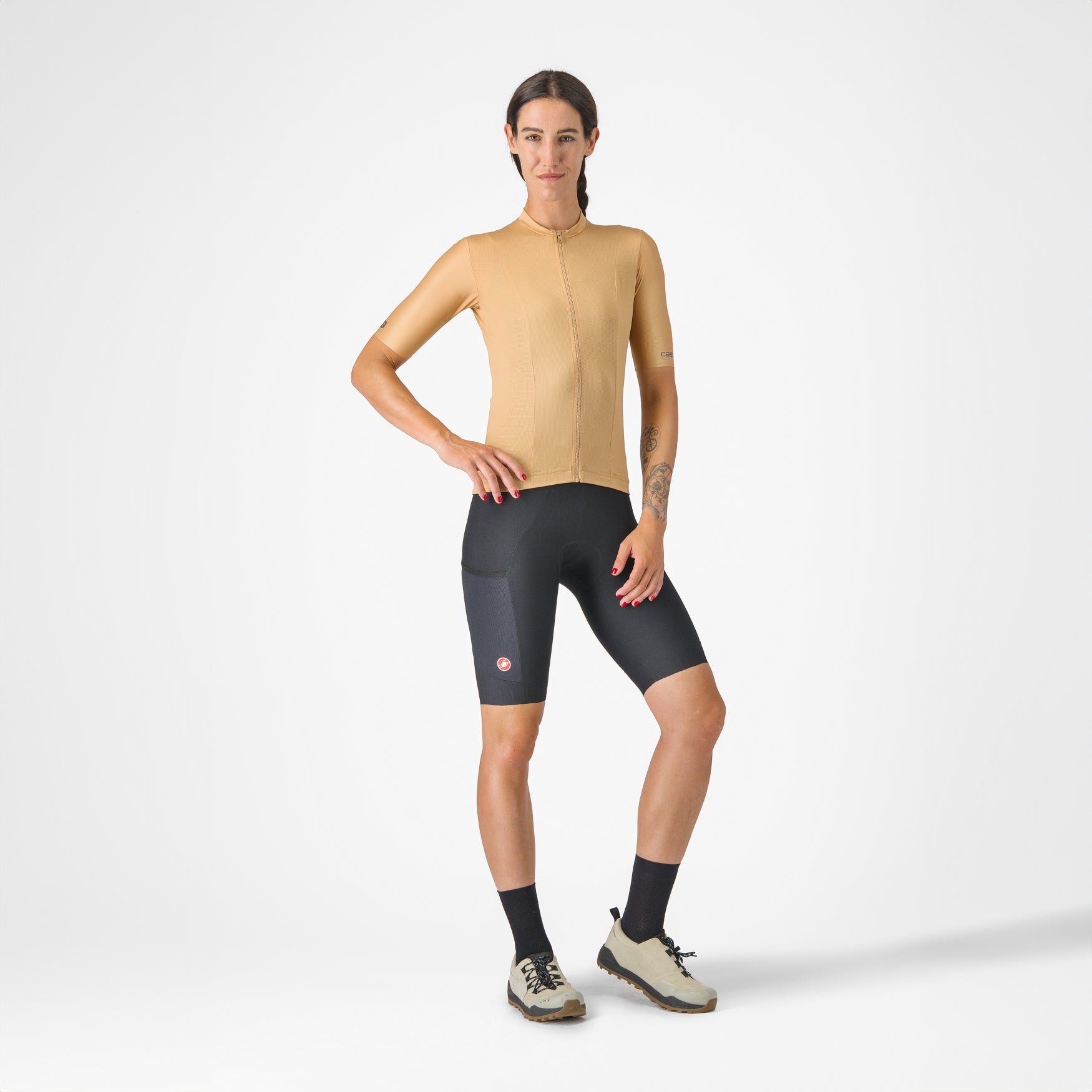 Unlimited fietsshirt korte mouwen dames