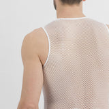 2ND SKIN MESH ondershirt zonder mouwen