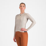 Espresso fietsshirt lange mouwen dames