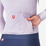 Espresso fietsshirt lange mouwen dames