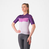Elegante fietsshirt korte mouwen dames
