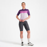 Elegante fietsshirt korte mouwen dames